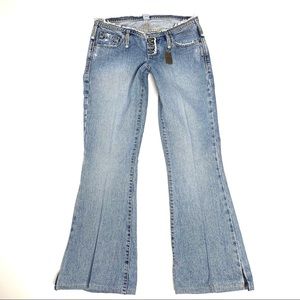 Vintage Y2K Silver Stevie flare jeans sz 28